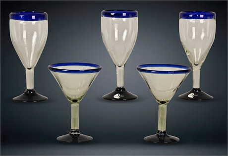 Cobalt Stemware