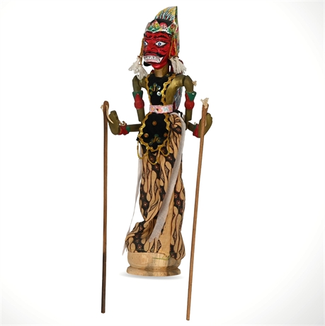 Traditional Javanese Wayang Golek Puppet