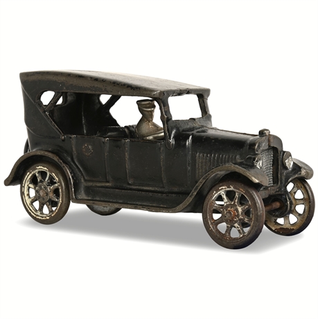Arcade Cast Iron Model T Toy Car with Removable Driver, c.1920s