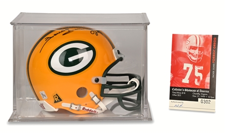 Sold at Auction: Herb Adderley Green Bay Packers HOF Signed Black