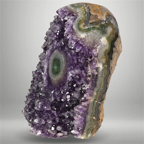 Brilliant Natural Amethyst Geode