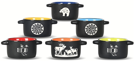 (6) Acoma Sky City Snack Bowls