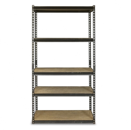 Medium Duty Metal Shelving Unit 5-Tier Industrial Storage Rack