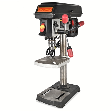 Craftsman 9″ Drill Press 137.219090 — 5-Speed Bench Press, 120V