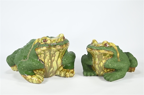 Pair Vintage Arnels Pottery Frogs/Toads
