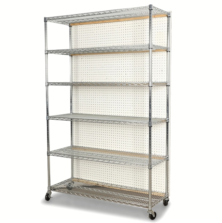 75" Seville Classics NSF Shelving Unit