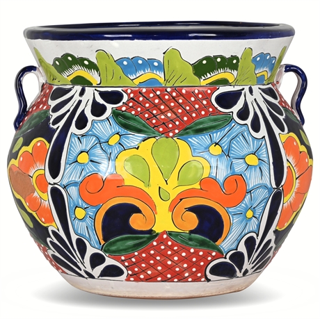 13" Mexican Talavera Pottery Pot