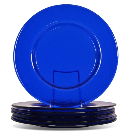 13" Cobalt Glass Chargers