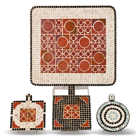 Vintage Tile Mosaic Trivets