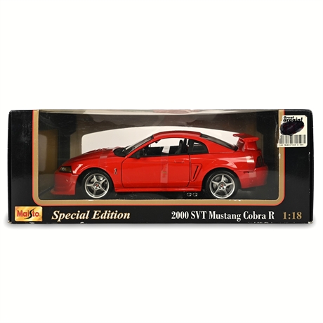 Maisto 1:18 2000 Ford SVT Mustang Cobra R – Special Edition