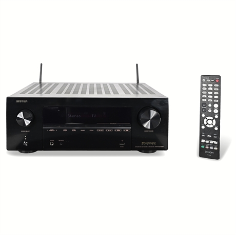 Denon AVR-X3700H 9.2-Ch 8K AV Receiver + Remote