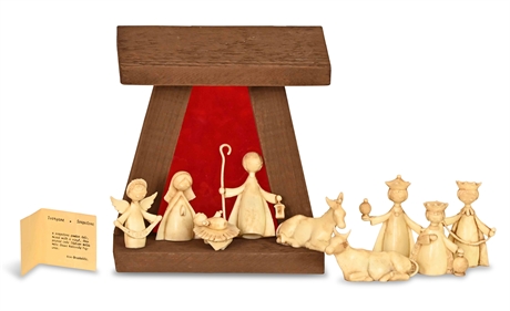 Mid-Century Italian Nativity