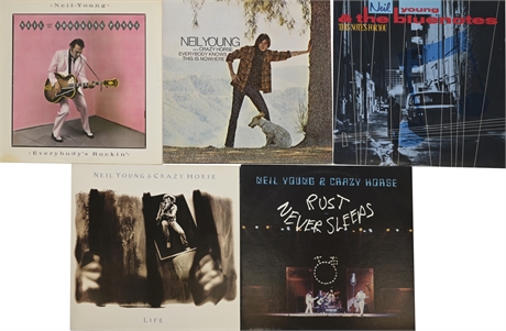 Neil Young 5 Albums (w/Crazy Horse, Bluenotes +)