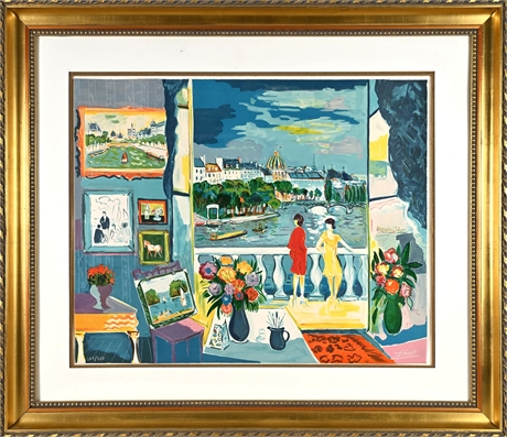 Jean Claude Picot “Deux Femme au Balcon” – Signed Limited-Edition Serigraph