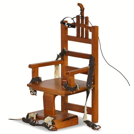 Dollhouse Miniature - "Old Sparky" Miniature Electric Chair