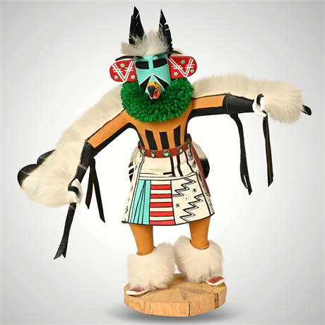 Vintage 14" Navajo 'Eagle' Kachina by S. Tsosie