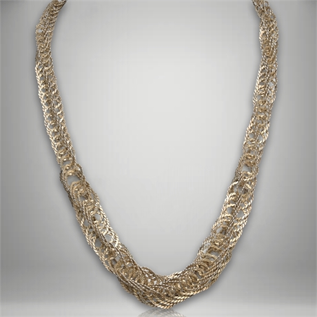 Guatemalan Silver Wedding Necklace