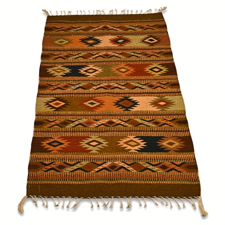 61" X 30" Zapotec Weaving