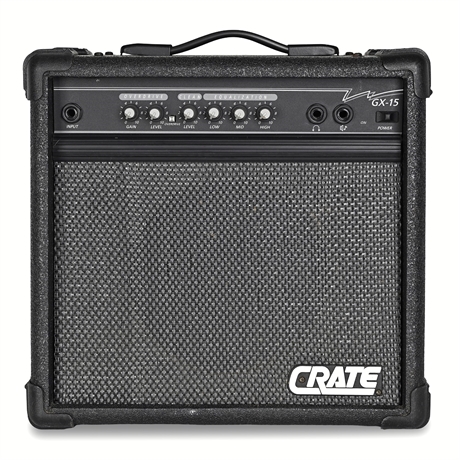 Crate GX-15 Practice Guitar Amplifier with Overdrive Channel
