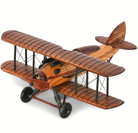 Wooden Airplane Model