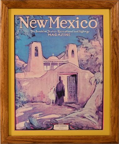 Framed New Mexico Magazine Print