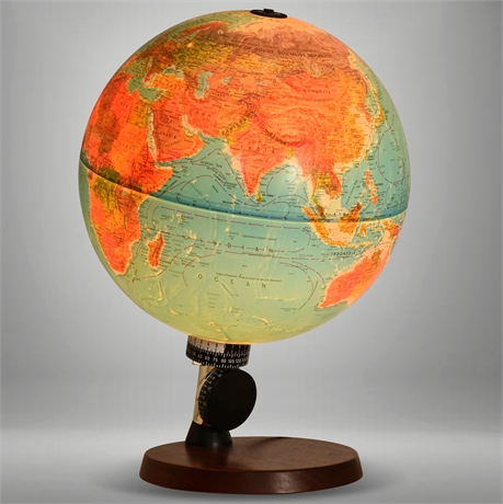 Scan-Globe A/S Denmark 1987 Lighted Globe