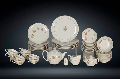Royal Ming China "Maple Leaf" Service for 7