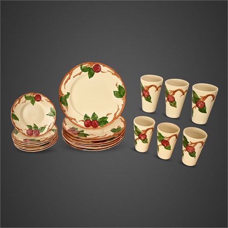 Franciscan Apple Earthenware Dinnerware, 20-Piece Service for Six
