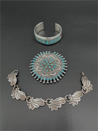 VINTAGE NATIVE AMERICAN JEWELRY COLLECTION