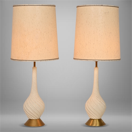 Pair 40" Lamps