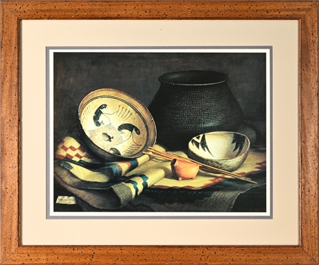 Turid Pedersen “Mimbres Elegy” signed & numbered print, 10/350