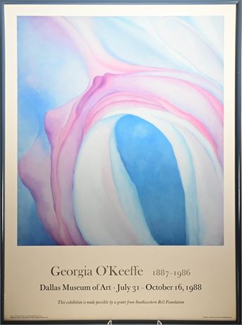 Georgia O'Keeffe "Music - Pink and Blue" Print