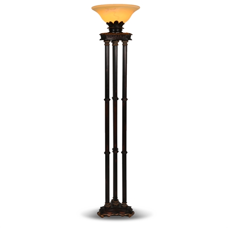 Elegant Tri-Torchiere Lamp