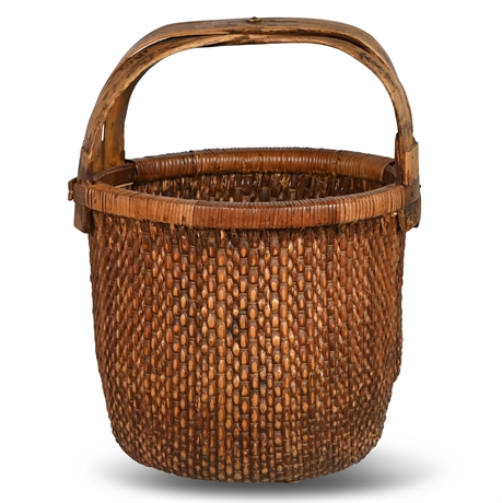 Vintage Chinese Rice Basket