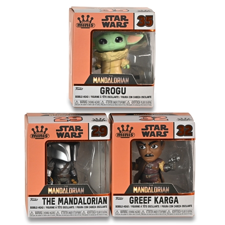 Star Wars: Mandalorian Funko Minis Bobble-Head Figures