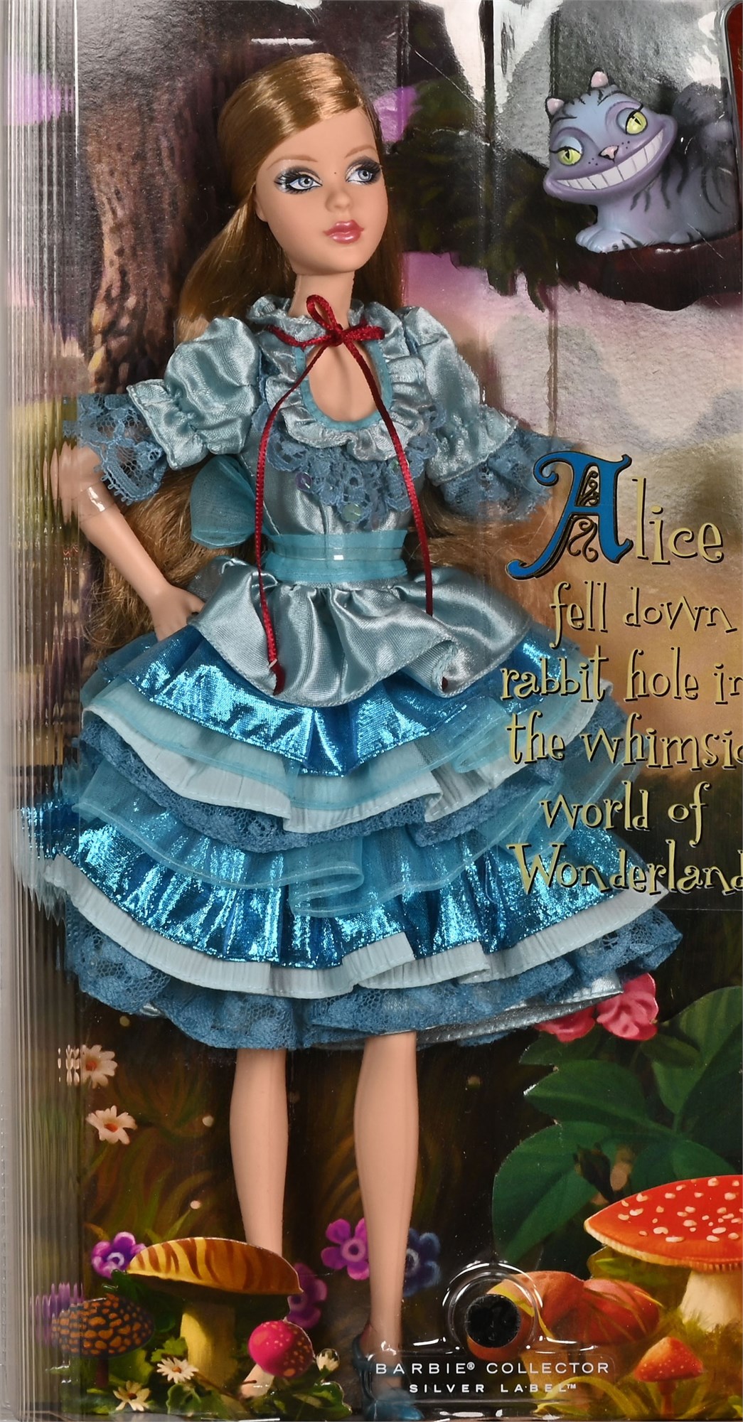 Alice in Wonderland Barbie Doll Silver Label 2007 Mattel L5849
