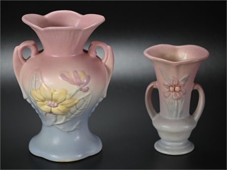 Hull Magnolia and Iris Vases