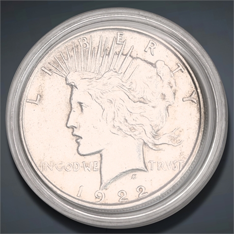 1922 Peace Silver Dollar