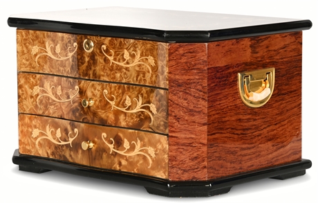 Marquetry Heiloom Jewelry Box