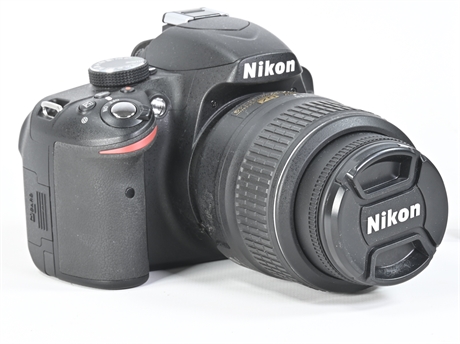 Nikon D3200 with Nikon DX AF-S Nikkor 18-55mm Lens