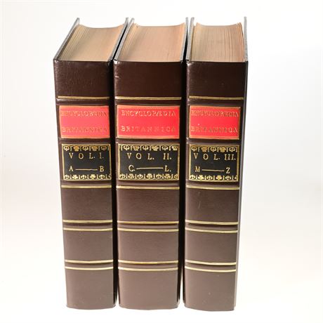 Leatherbound Encyclopedia Britannica 1773