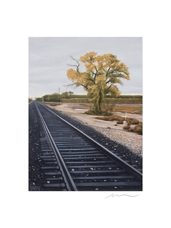 'Fall Rails- South Valley' - Bob Diven Signed Print