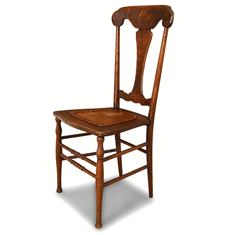 Cramer Oak Side Chair — Thomasville NC, c.1900