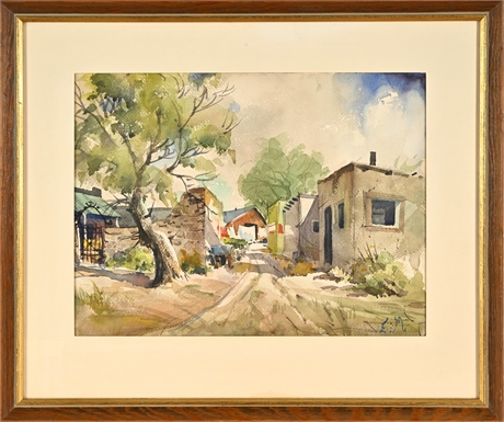 Elizabeth Murrell Mesilla Watercolor