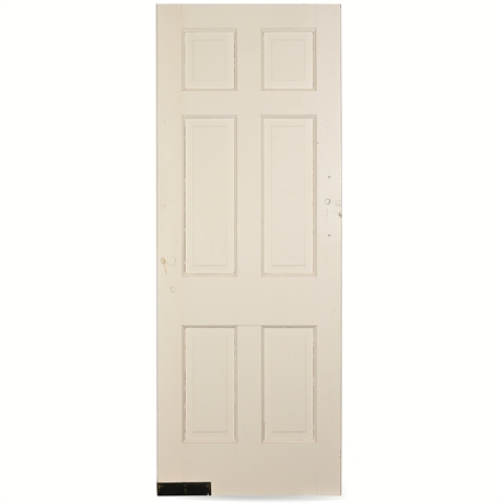 79" X 30" Antique Panel Swinging Door