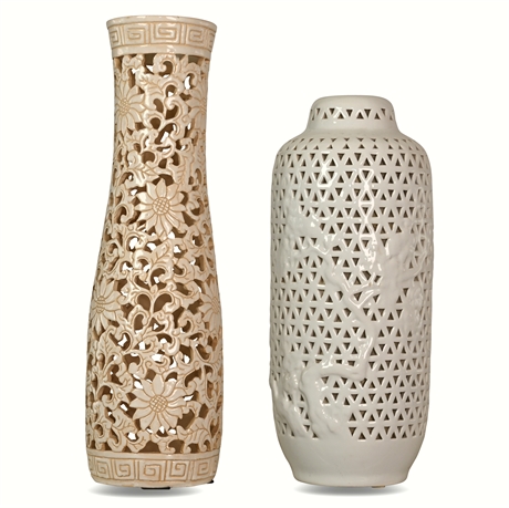 Blanc de Chine Style Vase and Lamp Base