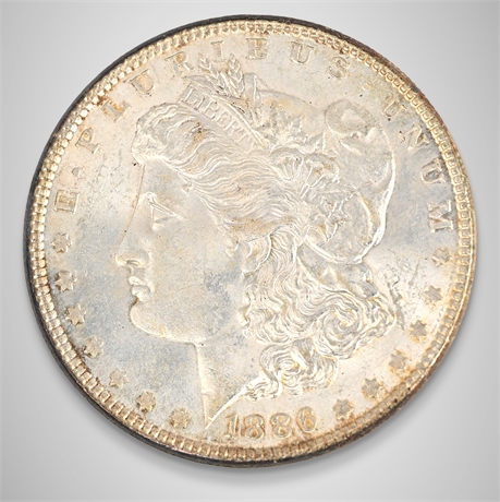 1886 Morgan Silver Dollar – Philadelphia Mint – .900 Silver