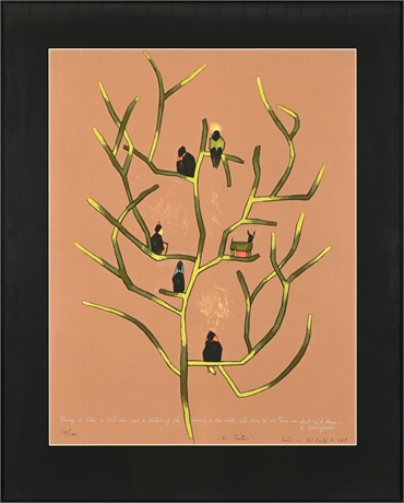 Witold-K 'Les Poets' Limited Edition Lithograph