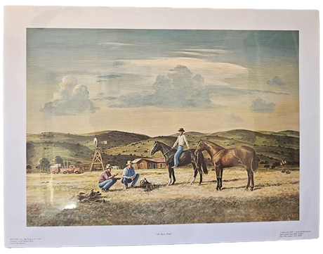 Peter Hurd "The Horse Trade" Print