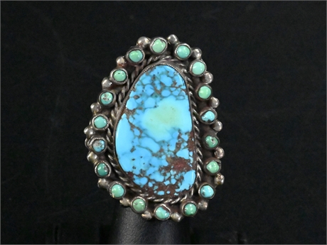 Old Navajo Turquoise Pendant